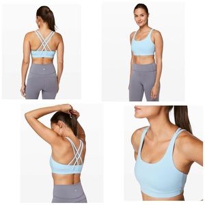 Lululemon Energy Bra 6 Breezy Blue